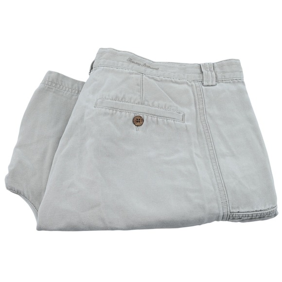 Tommy Bahama Other - Tommy Bahama Key Grip Cargo Shorts 38 Gray Tencel Coastal Resort Casual Utility